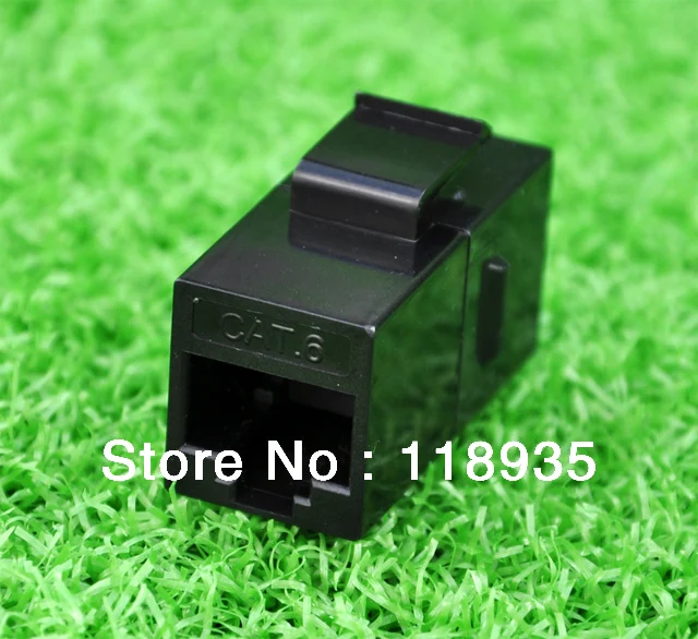 Гигабитный RJ45 Cat.6 встроенный Женский переходник-неэкранированный адаптер для