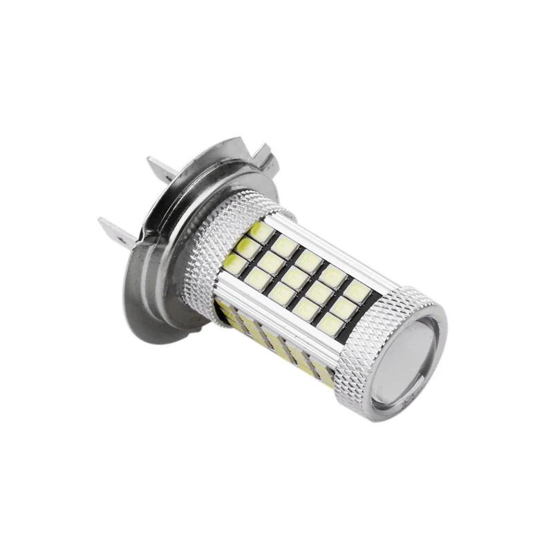 DC 12V H7 2835 63 светодиодный 6000 К автомобиля проектор противотуманная фара светильник