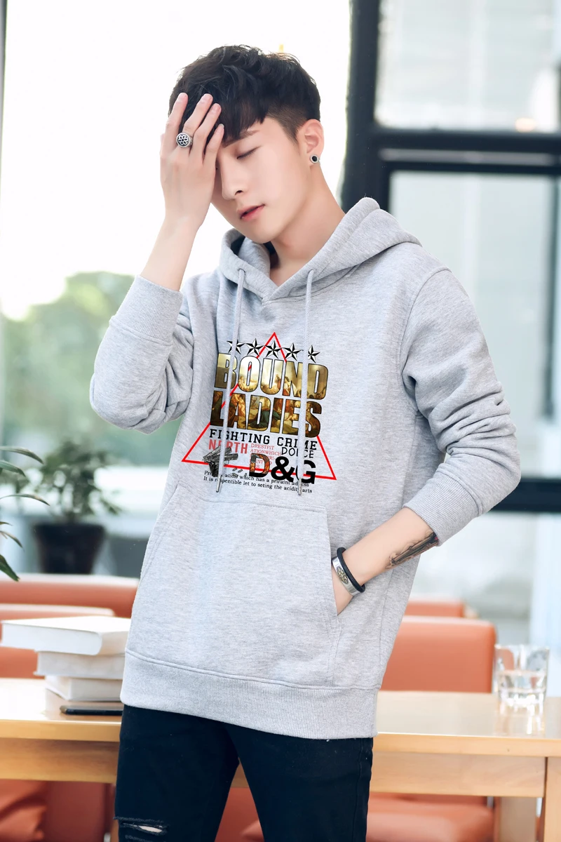 Толстовка с капюшоном черная серая красная длинным рукавом|fashion hoodie|hoodie fashionhooded