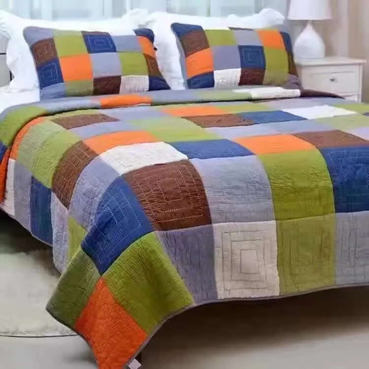 Бесплатная доставка европейский и американский стиль плед вышивка аппликация