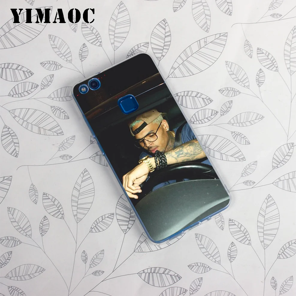 YIMAOC Chris Brown мягкий чехол для huawei Honor 10 9 8X 8C 8 7C 7X 7A Pro 6A Note Nova 3i 3 2i Y6 Y7 Y9 Prime 2018 |