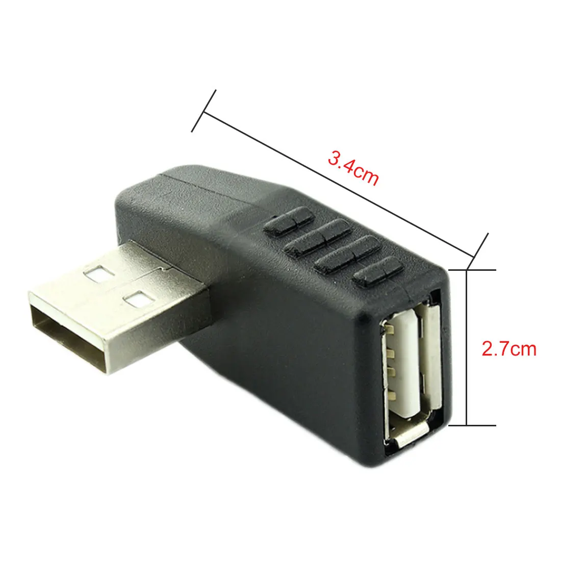 90 градусов левый правый угловой USB 3 0 адаптер Папа мама разъем для ноутбука ПК