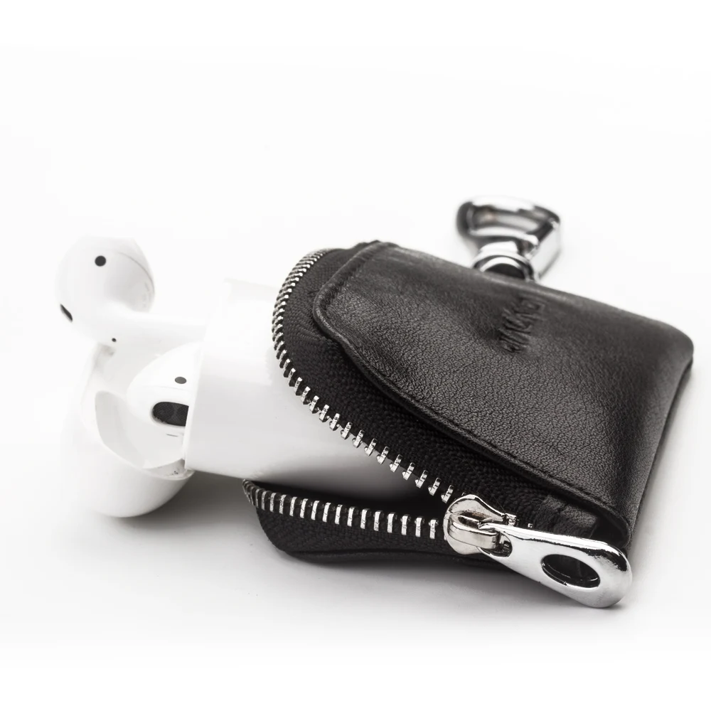 Противоударный защитный чехол из натуральной кожи для Apple AirPods аксессуары