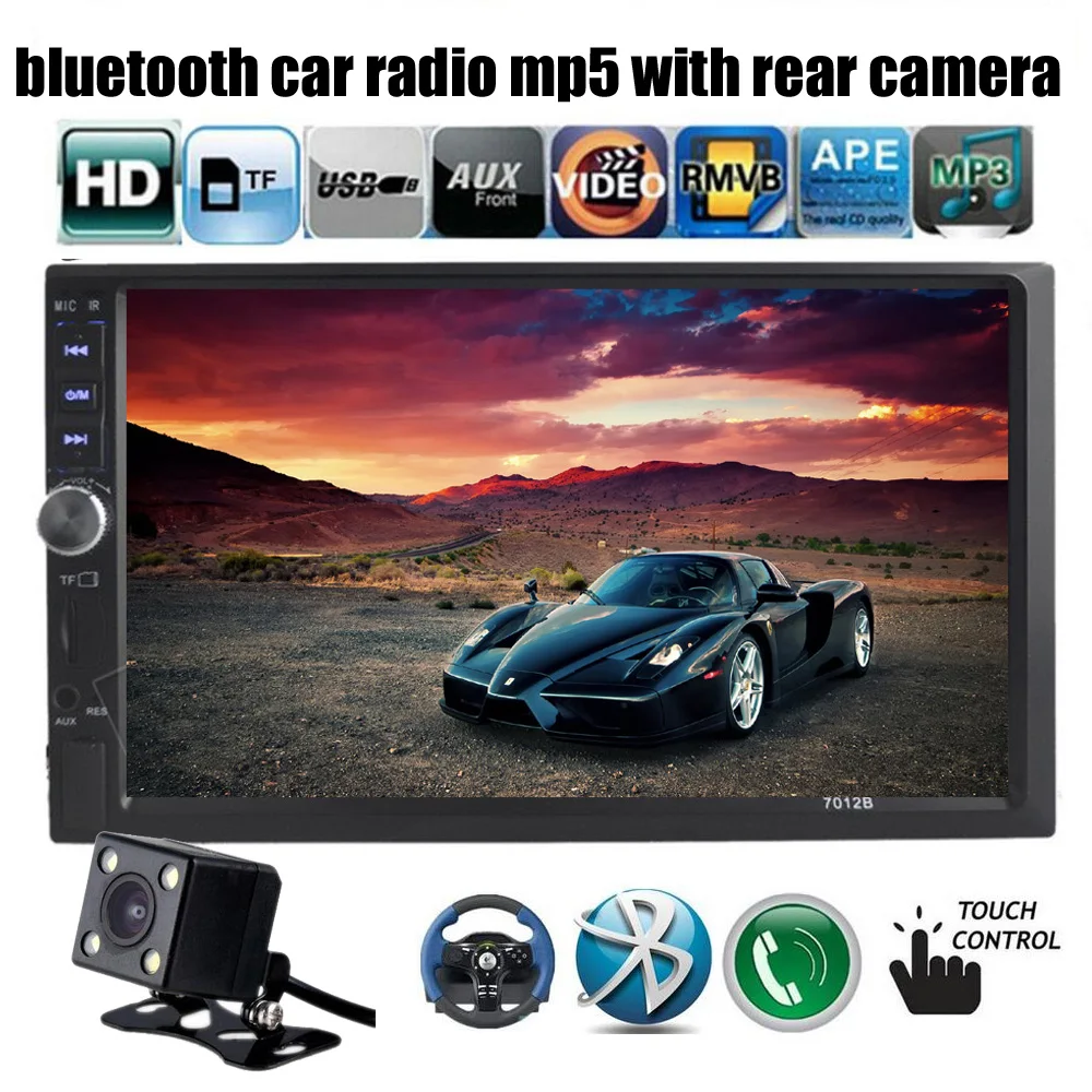 7 ''Автомагнитола автомобильные ленты Bluetooth автомобильное радио USB/TF/FM Aux в