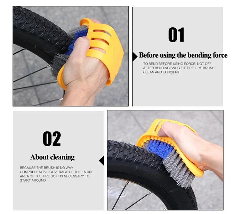 WEST BIKING набор инструментов для чистки велосипеда щетка шин горного угловые