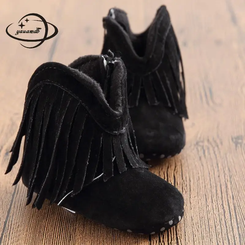 Ботинки Yauamdb для новорожденных девочек 0-1 лет весна-осень однотонные ботинки с