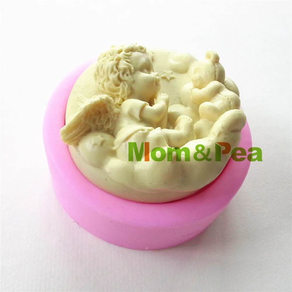Mom &amp Pea 0805 Бесплатная доставка маленькая силиконовая форма для мыла в форме