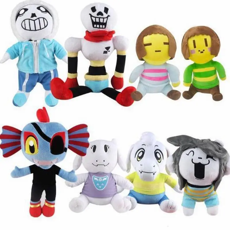 Tatalia Sans Папирус из андертейл Asriel Toriel Temmie Undyne Мягкая кукла плюшевые куклы игрушки для детей рождественские подарки