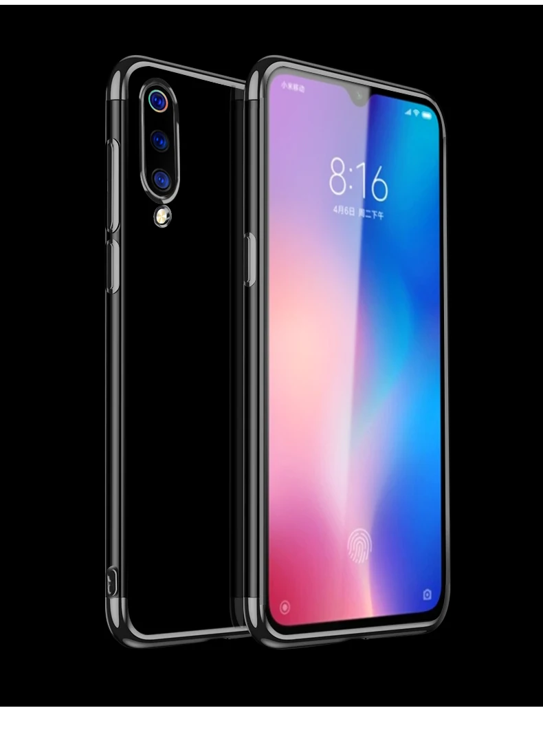 Модный прозрачный мягкий силиконовый чехол с покрытием для Xiaomi Redmi Note 7 7A 6 6A 5 Pro Plus