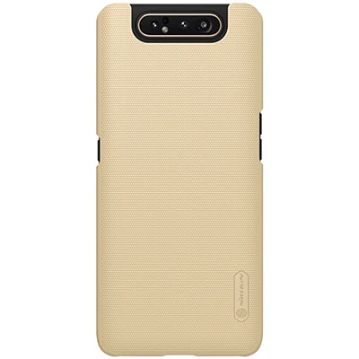 Золотой Чехол для samsung Galaxy A80 A90 NILLKIN Супер Матовый Защитный матовый жесткий чехол для samsung A80 A90 Подарочный держатель для телефона - Цвет: Золотой