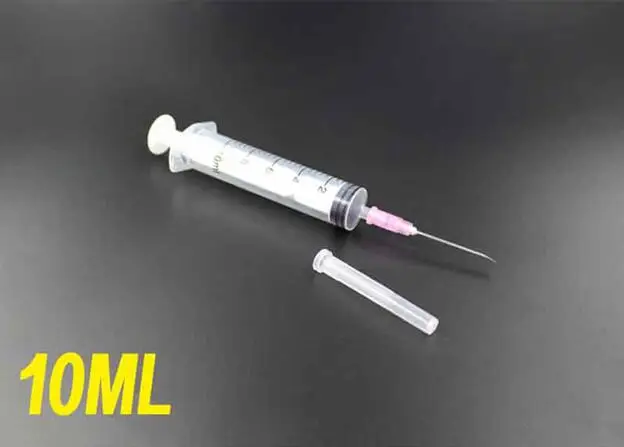 5 мл/10 мл стеклянный шприц инжектор пробоотборник дозирования для флюс паяльной пасты и проводящей серебряной пасты телефон инструмент для ремонта - Цвет: 10ml Plastic Syring