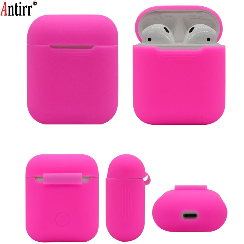 Мягкий силиконовый чехол для Apple Airpods противоударный гарнитура AirPods ультратонкий