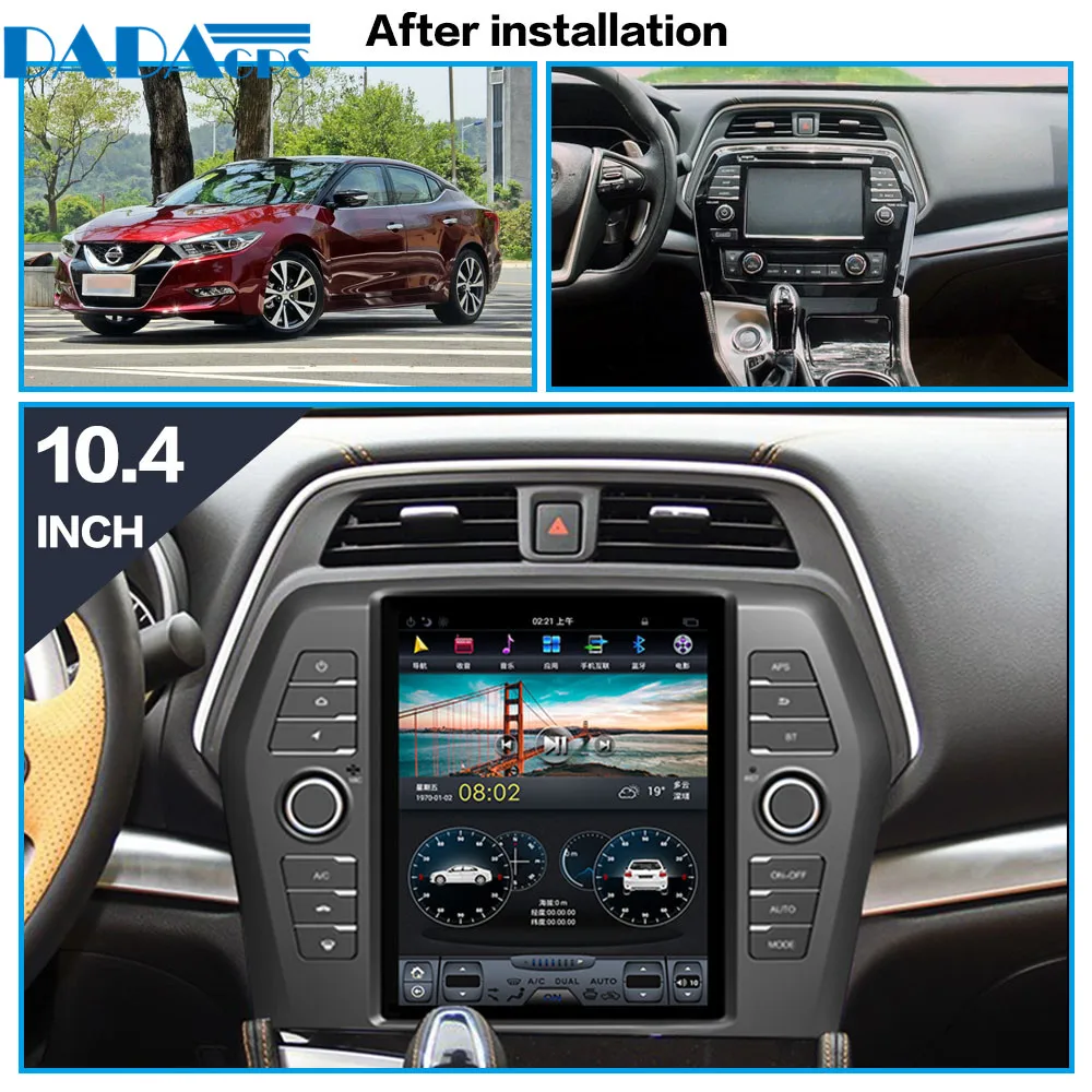 Мультимедийная система для Nissan Maxima 10 4 дюйма Android 2016 2017 GPS Wi Fi|Автомагнитолы| |