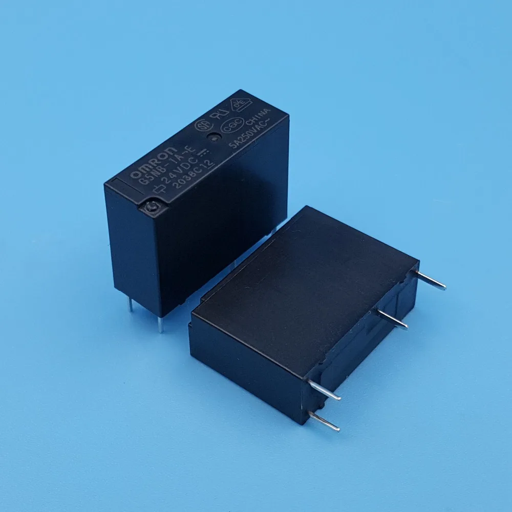 10 шт. Omron G5NB-1A-E DC5V/12 В/24 В однополюсный 4Pin нормально открытый PCB крепление мини силовое реле