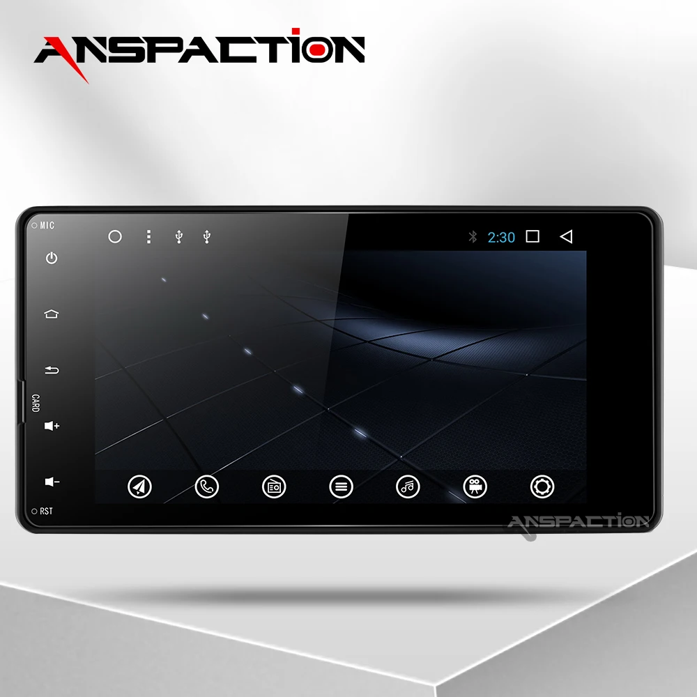 COLD7060 Android 9 0 2G + 32G Восьмиядерный автомобильный dvd Радио Видео gps навигация для