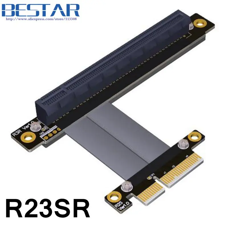 PCIe 4x к 16x удлинитель кабеля 5 см 10 20 30 60 1 м PCI E GEN3.0 Express прямоугольные кабели|pcie 16x|riser