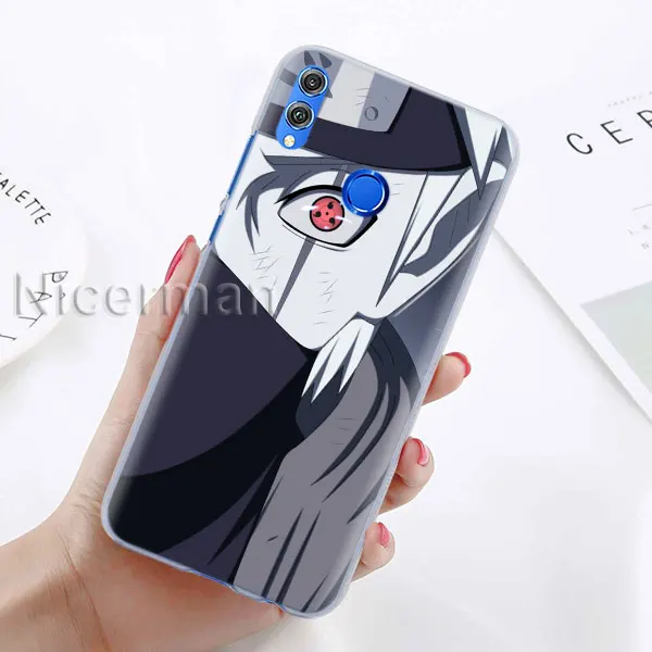 A-05 Чехол для телефона для Honor Y9 Y7 Y5 Y6 Y9 Honor 10 20 Lite 8X 8A Play прозрачный Чехол аниме Наруто Хатаке Какаши - Цвет: A-05