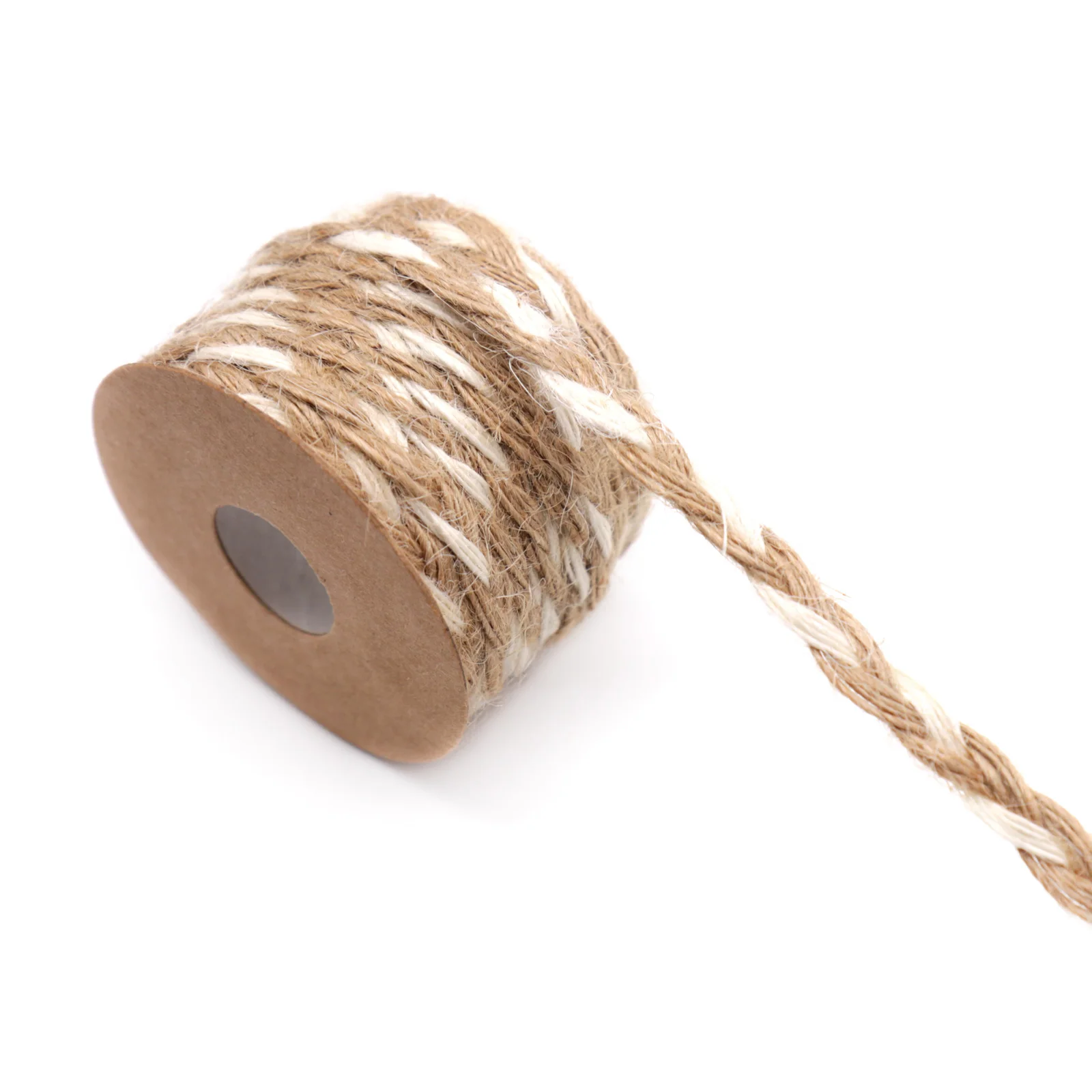 5m Natural Hessian Jute Burlap Twine Ribbon Hemp Rope Cord String For DIY Scrapbooking Craft Tag Label Rope Wedding Party Supply