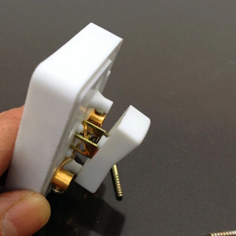 5pcs/lot Bakelite Switch Push Button Mounted Wall or Table On/Off Bedside Control 3.5X5.5cm 6A White | Обустройство дома