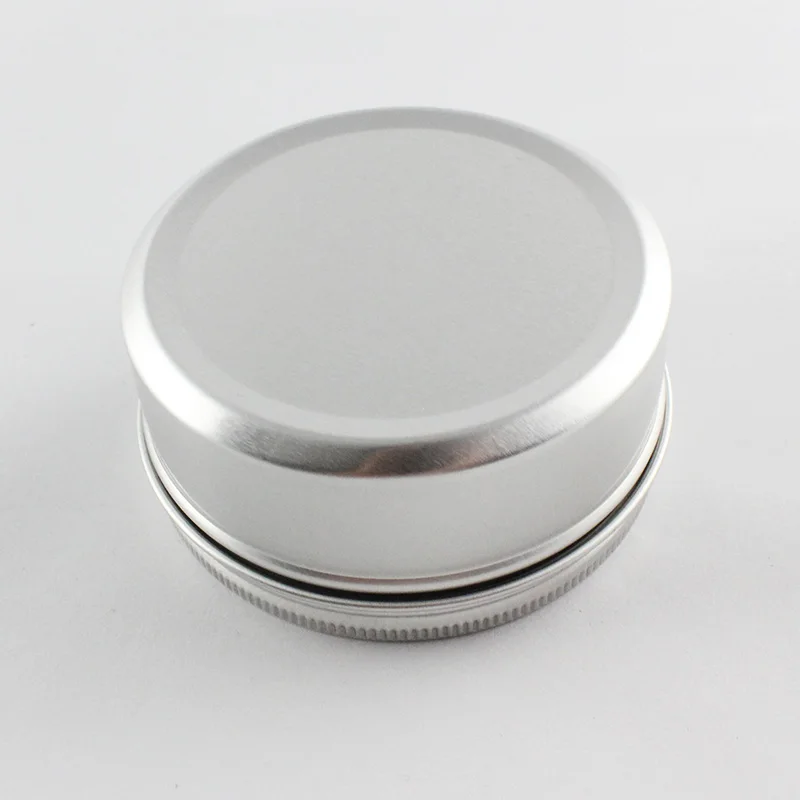 Прямая поставка пустые 150 г серебряные алюминиевые банки воск для волос
