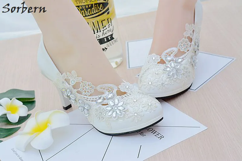 Женские свадебные туфли лодочки с круглым носком на высоком каблуке|round toe|bridesmaid
