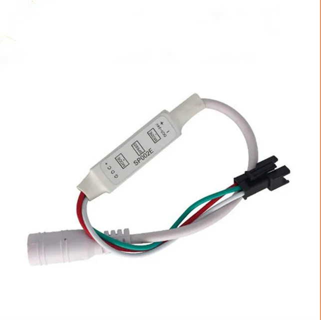 DC5-24V WS2811 Светодиодный контроллер smart pixel; контроллер тестирования с вилкой постоянного тока; plug and play