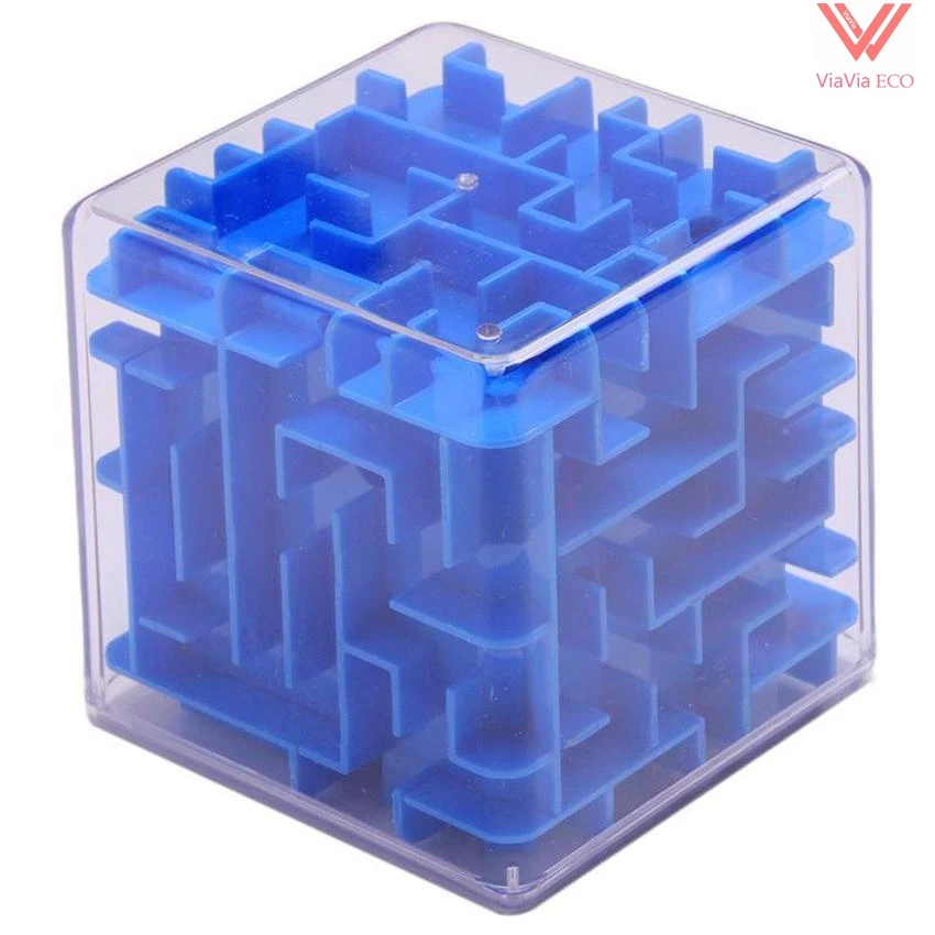 

OMO Magic Cube Maze Labyrinth Game Rolling Ball Balance Brain Teaser Toy