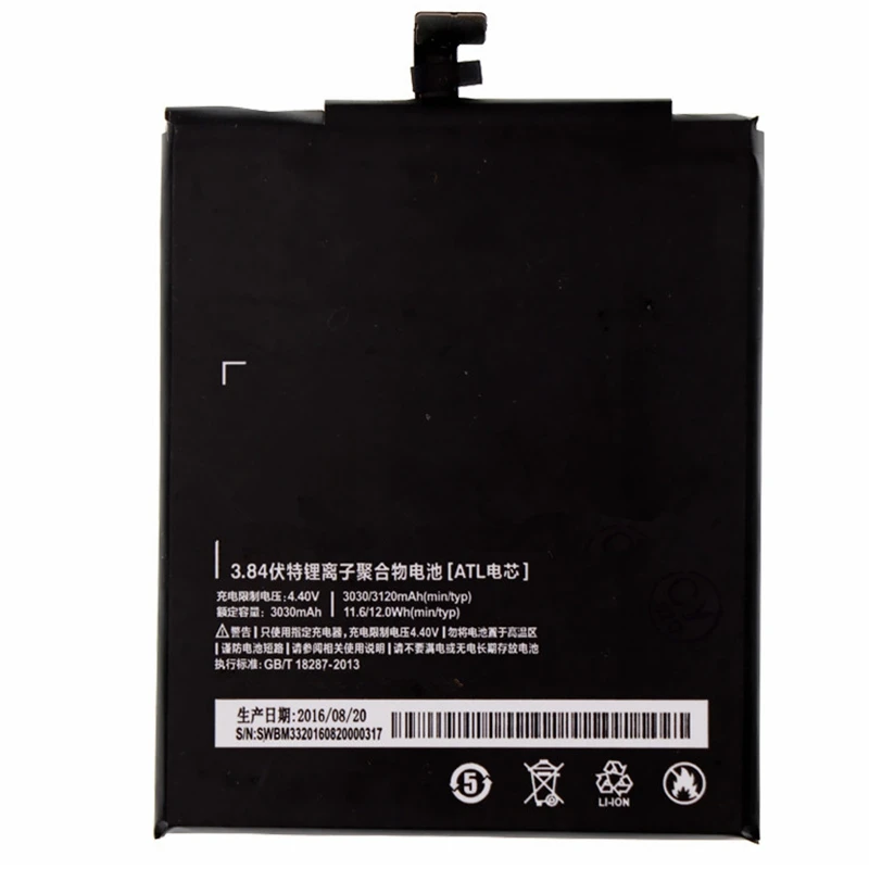 

Rush Sale Limited Stock Retail 3030mAh BM33 New Replacement Battery For Xiaomi 4I Mi4i High Quality