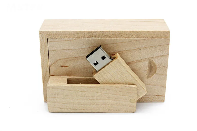 JASTER USB 3,0 деревянный USB+ Подарочная коробка USB флеш-накопитель 8 Гб 16 г 32 Гб карта памяти палочка для создания логотипа на заказ для фотосъемки свадебные подарки