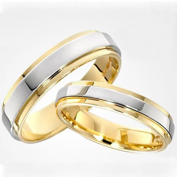 hers engagement wedding ring set 