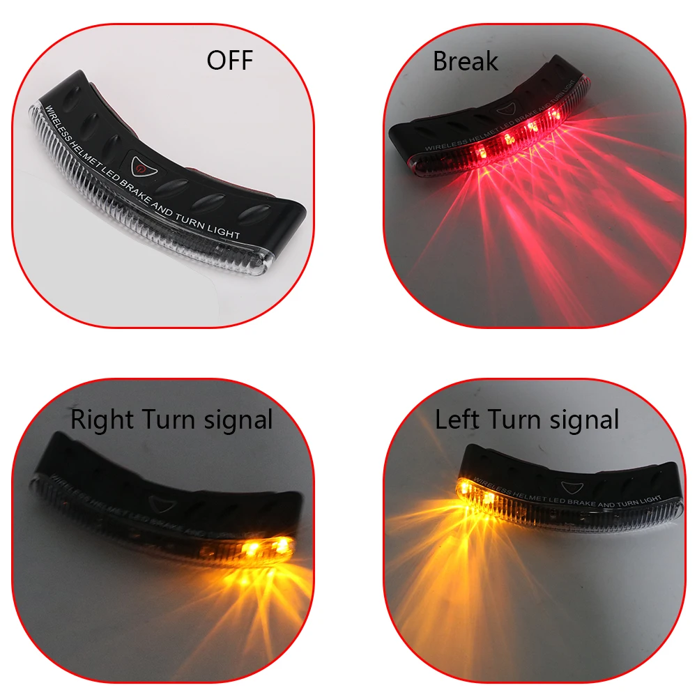 2 4G Беспроводной Велоспорт Безопасность Предупреждение рюкзак шлем хвост