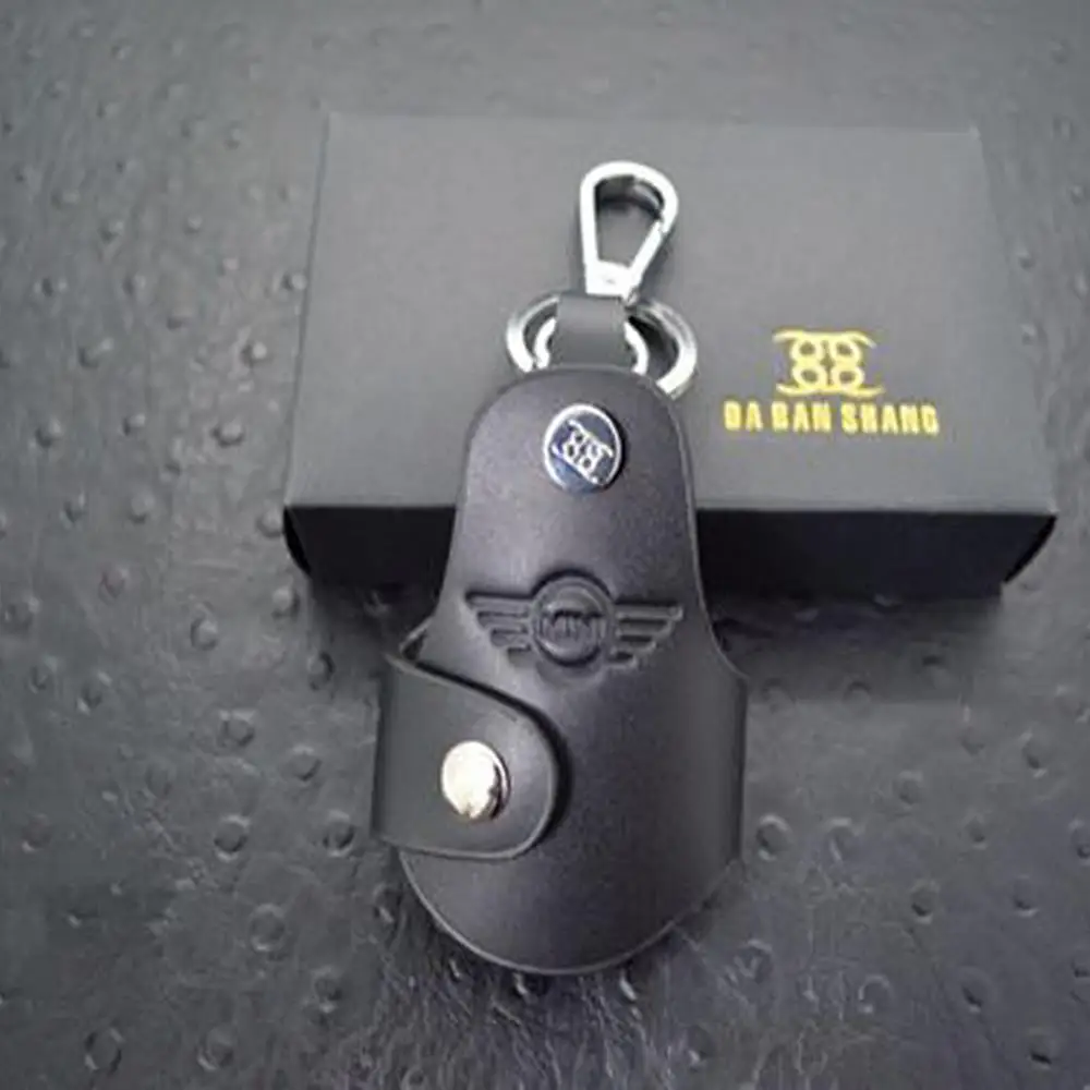 Черный чехол для автомобильного ключа сумки ключей BMW Mini Cooper|bmw for key|bmw key bagcooper bag |