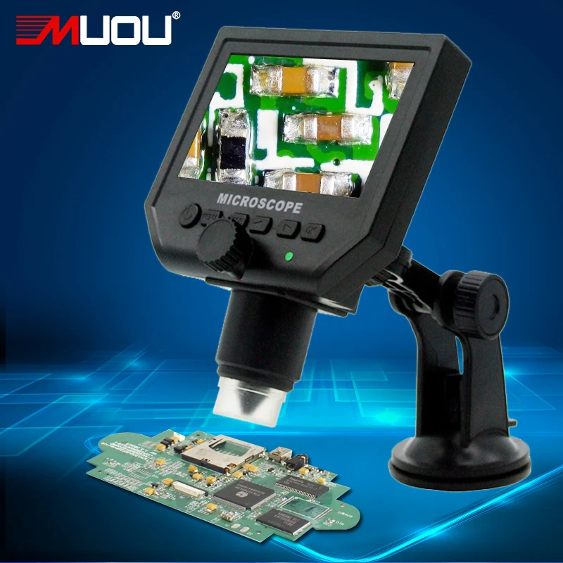 Цифровой мини микроскоп с ЖК экраном|soldering microscope|microscope solderingusb digital microscope |