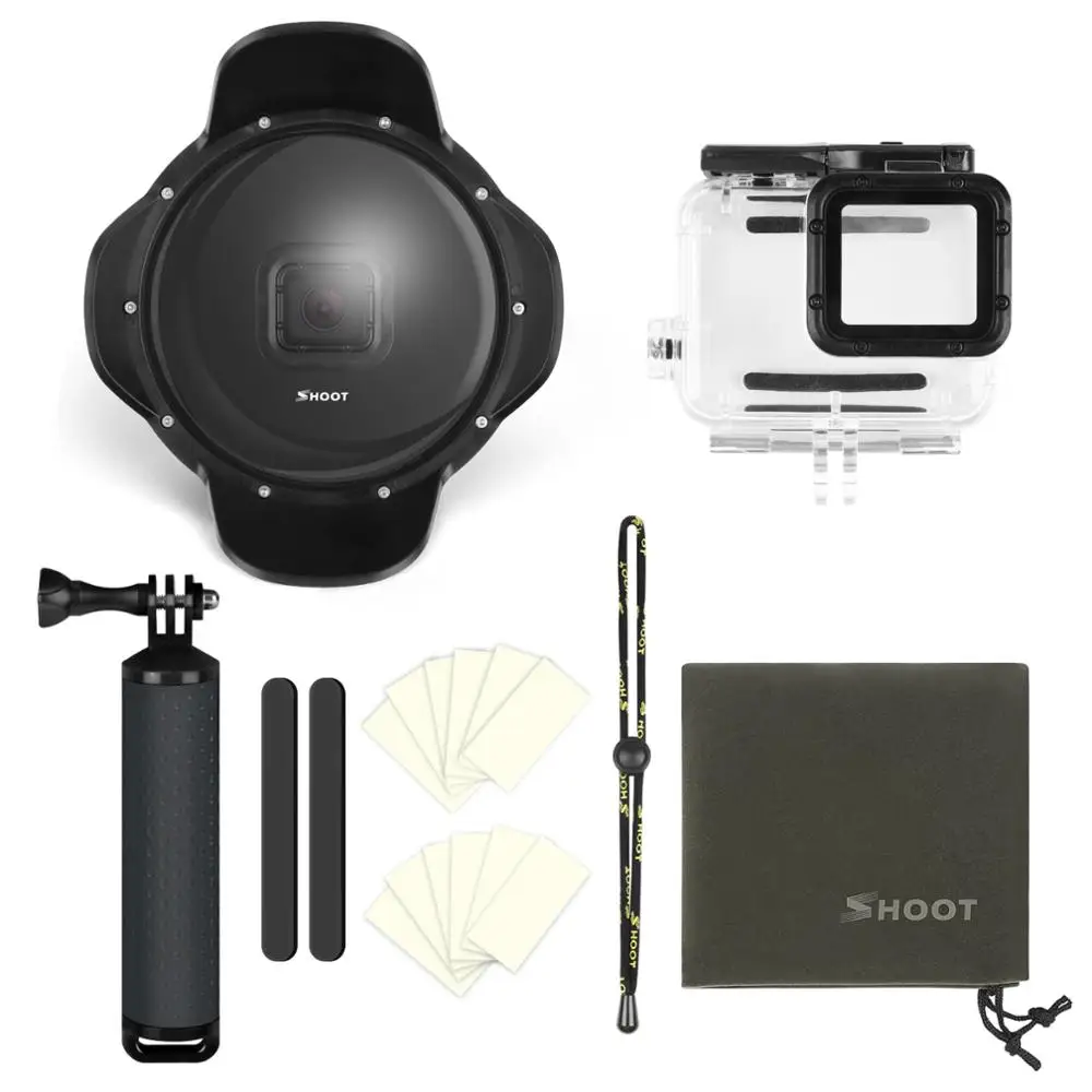 Купол для экшн камеры Gopro Hero 7 6 5 черный дюймов водонепроницаемый чехол аксессуары