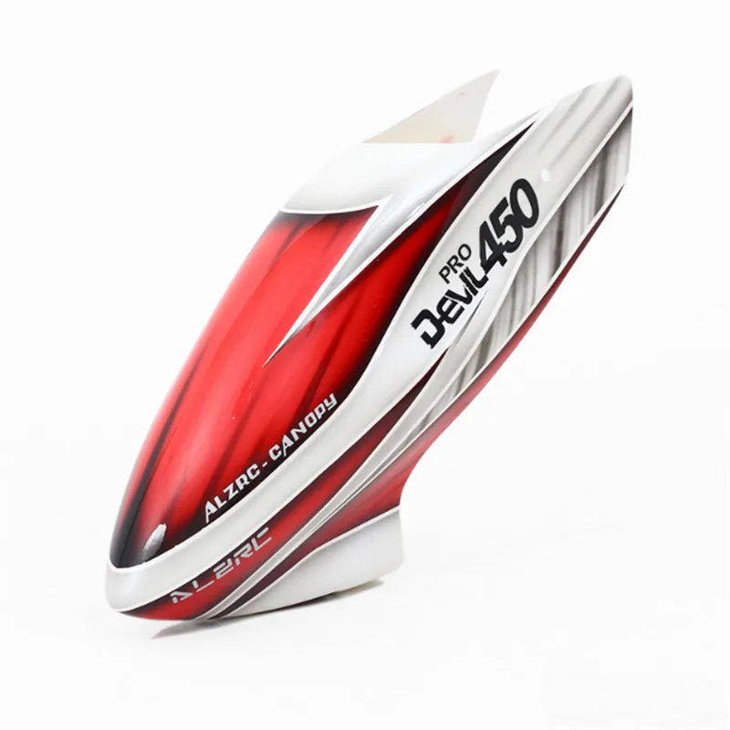 ALZRC Devil 450 Pro V2 RC вертолет части стекловолокна навес Красный Белый для Accssoreis