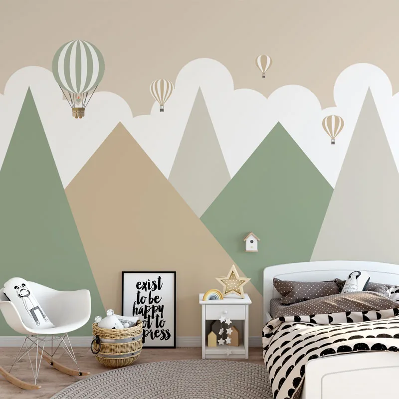 

Geometric shape mural wallpaper for wall mural on wall for kid's room wall-paper big size whole wall