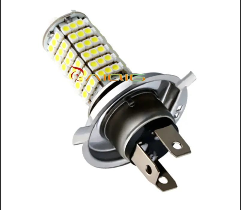 H4 светодиодный 120 SMD чистый белый головной противотуманный фонарь светильник для
