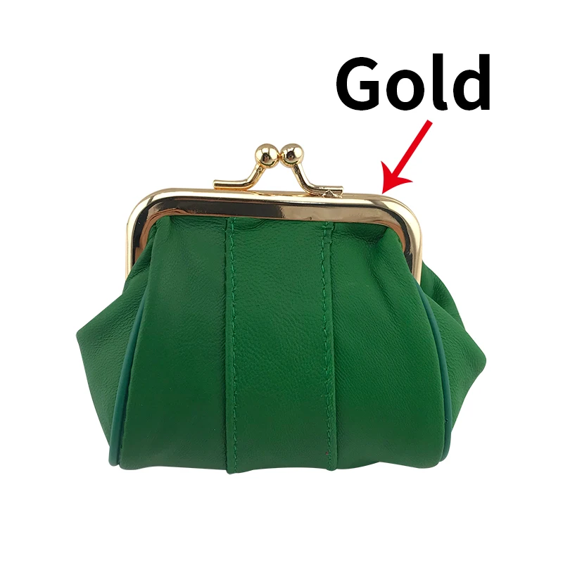 01Green BELLO TUTTI, натуральная кожа, кошелек для монет, женские кошельки для монет, металл, Farme, маленький кошелек для мелочи, мини кошелек для монет, женская сумка - Цвет: 01Green