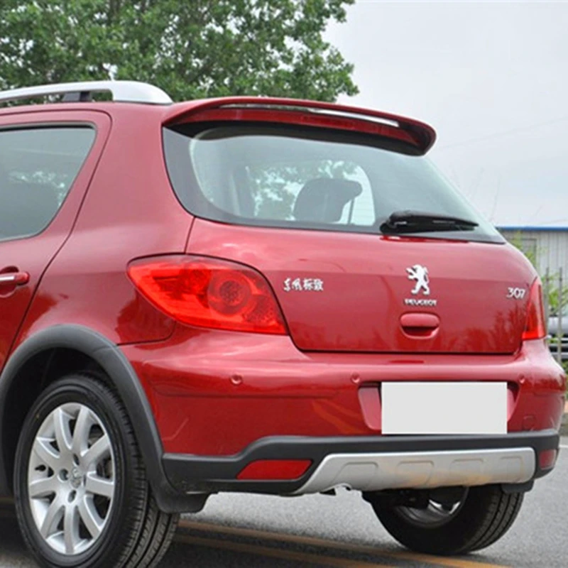 Спойлер для peugeot 307 2004 2012 спойлер высококачественный из АБС материала заднего