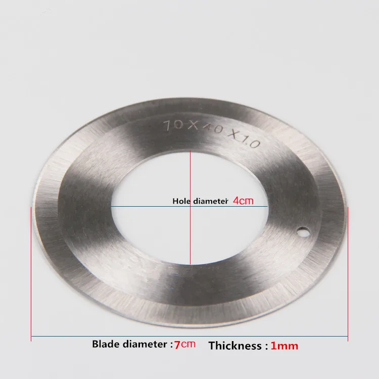 Горячие продажи 80 мм лезвия для круглой резки круглые ножи кожи 10 шт./упак. Прямая