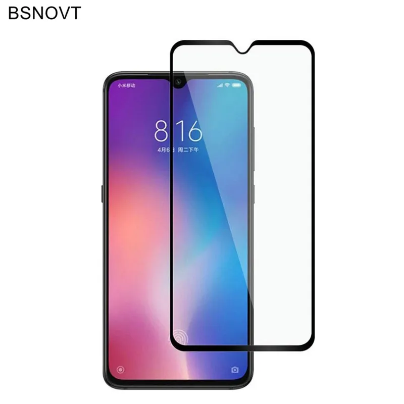 2 шт Защита экрана для Xiaomi Mi 9 стекло полное покрытие полный клей защитное