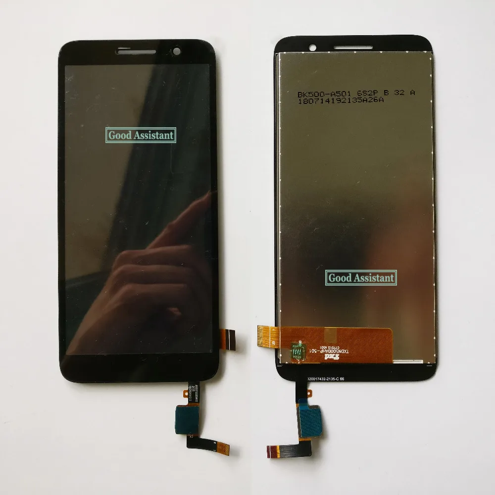 Black/White 4.9 inch For Alcatel 1 5033 5033A 5033J 5033X 5033D 5033T LCD DIsplay + Touch Screen Digitizer Assembly Replacement | Мобильные