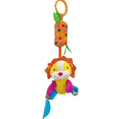 В наличии в США плюшевая погремушка животное на коляску висячий колокольчик