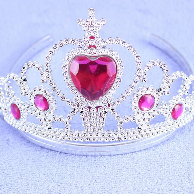 Разноцветные пластиковые детские игрушки корона в форме сердца|crown crown|plastic crowncrown
