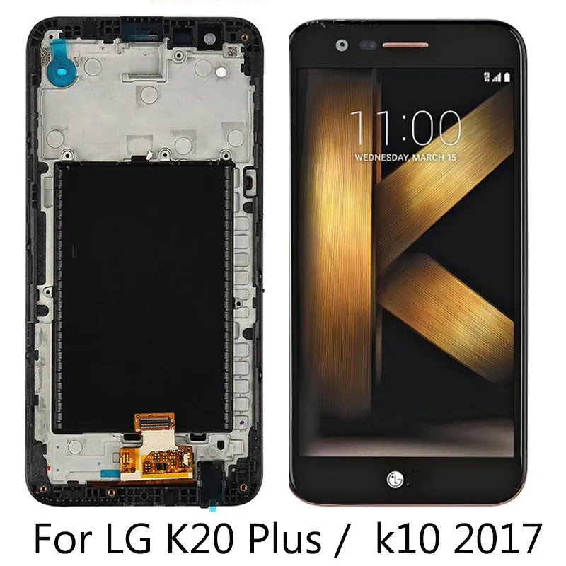 Оригинальный дисплей для LG K10 2017 ЖК с сенсорным экраном дигитайзер K20 plus M250 M250N M250E