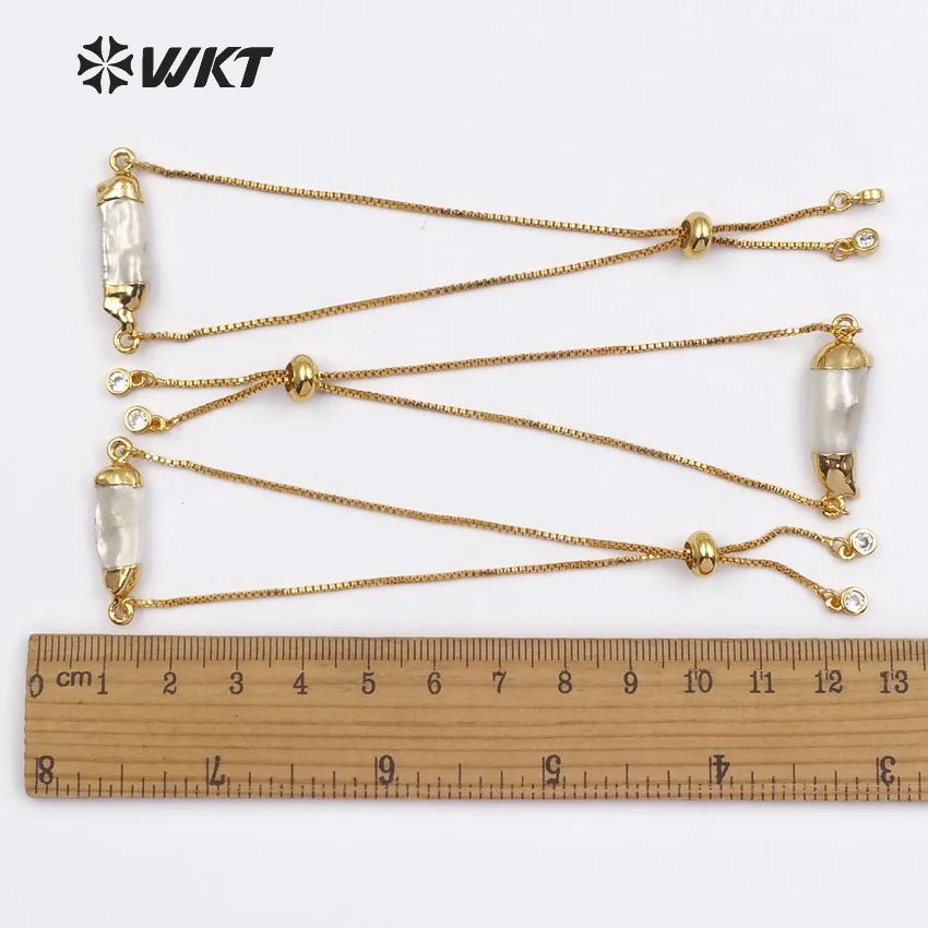 Женский браслет из натурального пресноводного жемчуга 10 шт./лот | Украшения и