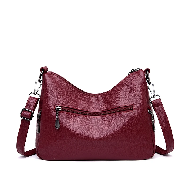 New Women Handbag Famous Designer PU Leather Tote Bag Shoulder Bags Female Double Strap Tassel Handbags Messenger | Багаж и сумки