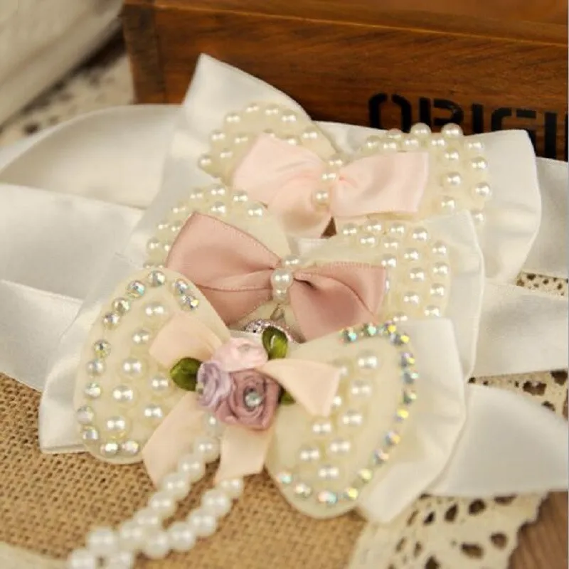 Pet Fashion Dog Collar Bow With Bell Cat collar Ribbon Adjustable XS S M L XL Various Colors Gifts | Дом и сад