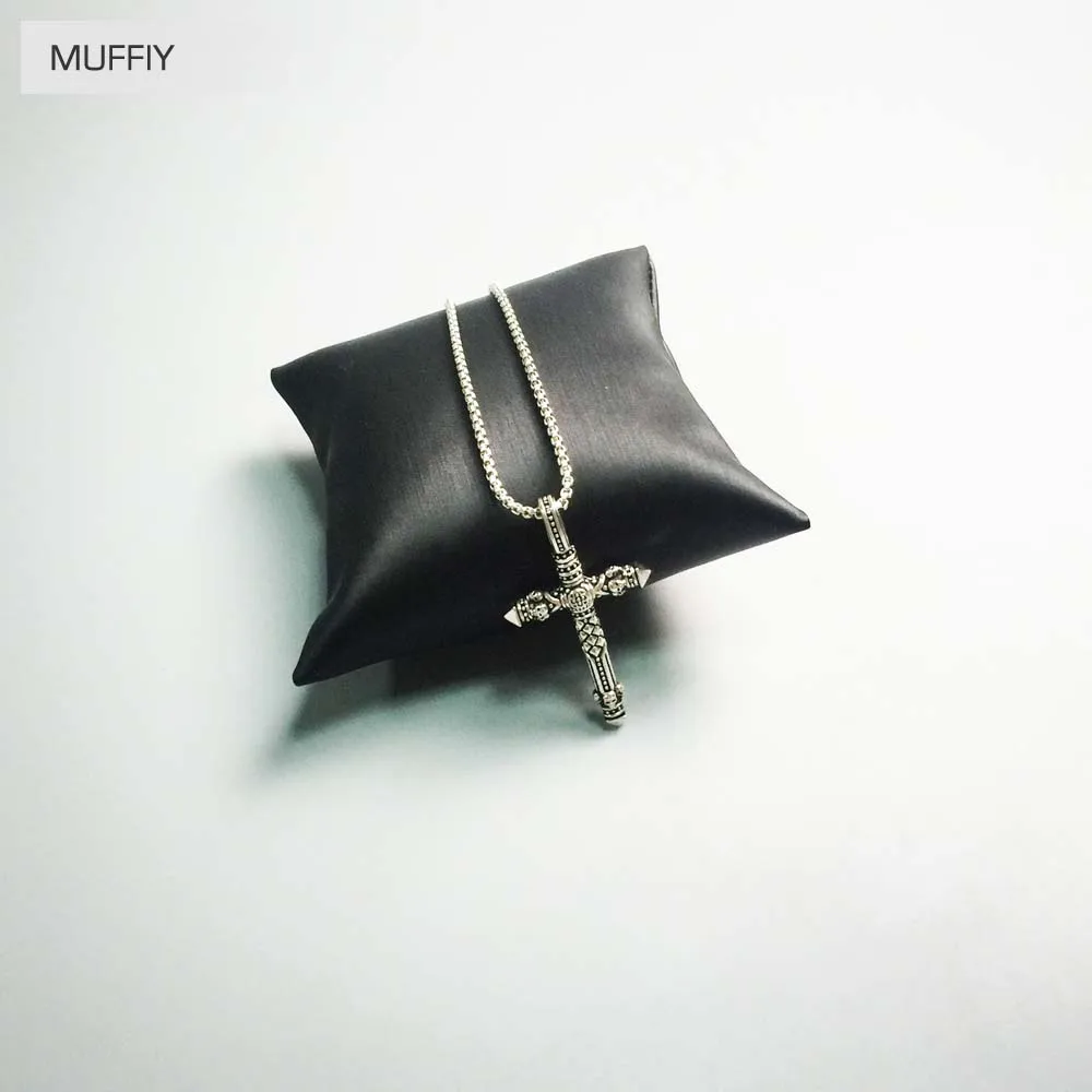 Cross Pendant Jewelry Accessories Europe Style Rebel Fashion Heart Jewerly For Men &amp Women 2017 Gift In 925 Sterling Silver | Украшения