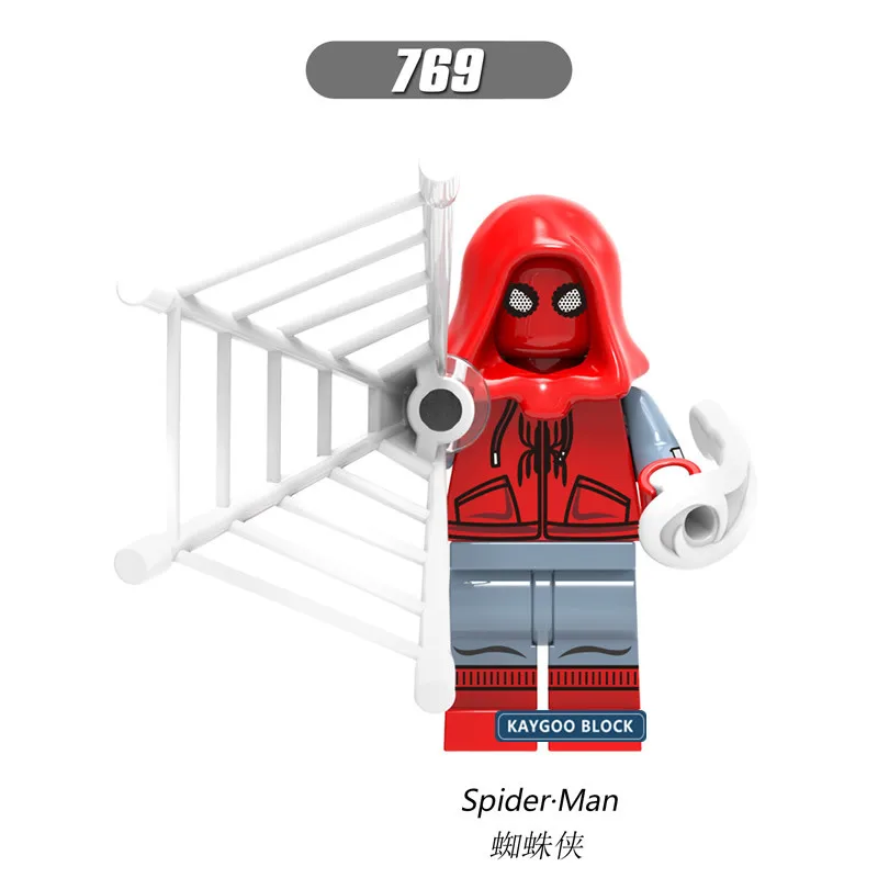 Одиночная продажа X0180 шокер даредьявол Каратель Legoingly фигурка Человек-паук